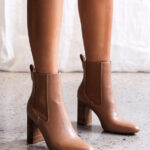 Quillan Ankle Bootie in Hazelnut