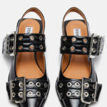 Steve Madden Graya Patent Buckle Slingback Flat