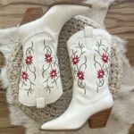 Allison Floral Embroidered Western Boot