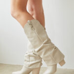 Steve Madden Lassy Fold Over Western Boots