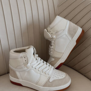 Rebecca High Top Sneakers in Bone